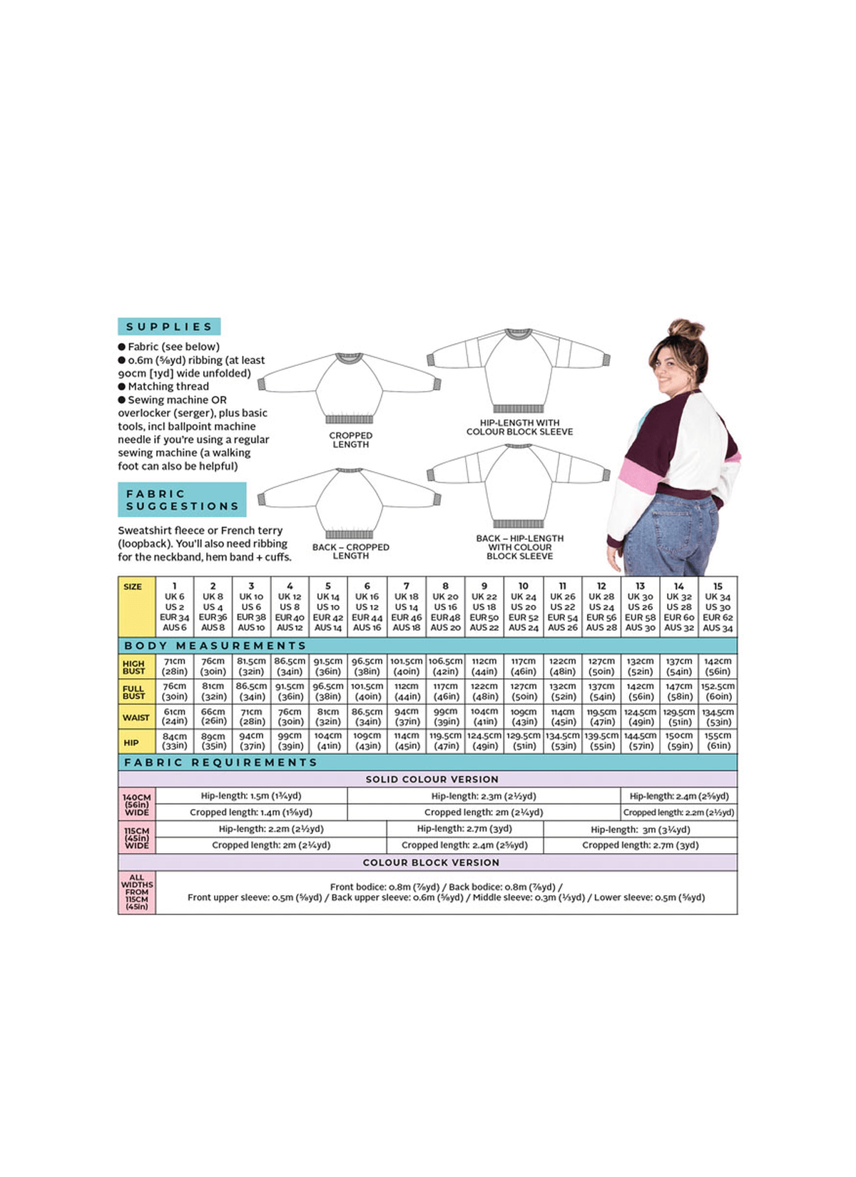 Tilly and the Buttons Drew Sweatshirt Sewing Pattern