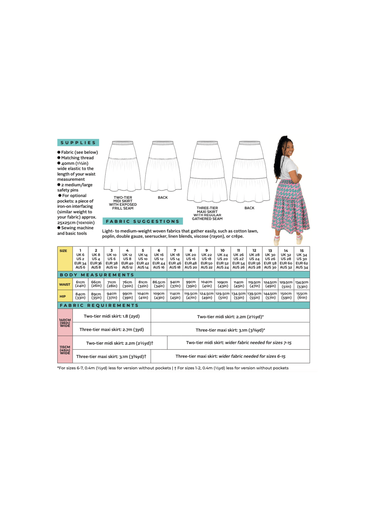 Tilly and the Buttons Luella Skirt Sewing Pattern