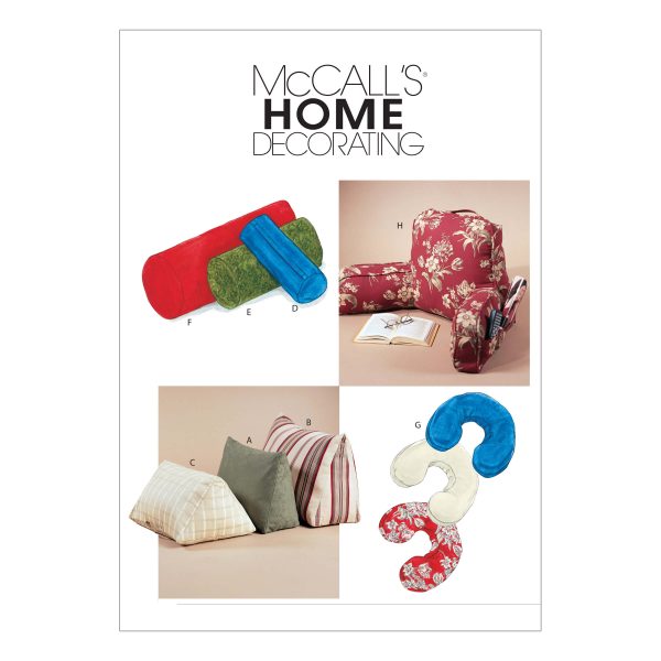 McCall's Sewing Pattern M4123 Comfort Zone Pillows & Bolsters