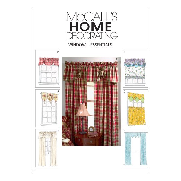 McCall's Sewing Pattern M4408 Window Essentials (Valances and Panels)