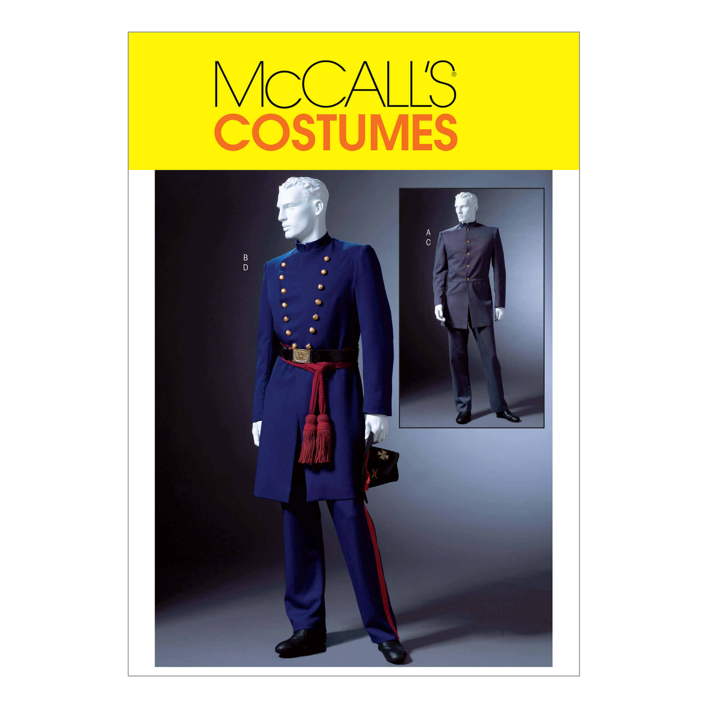 McCall’s Sewing Pattern M4745 Men’s Civil War Costumes