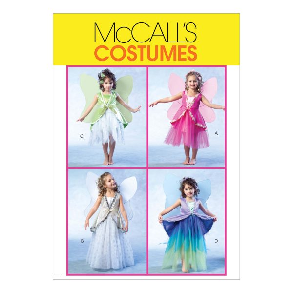 McCall's Sewing Pattern M4887 Children's/Girls' Fairy Costumes