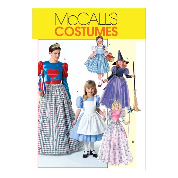 McCall's Sewing Pattern M4948 Misses'/Children's/Girls' Costumes