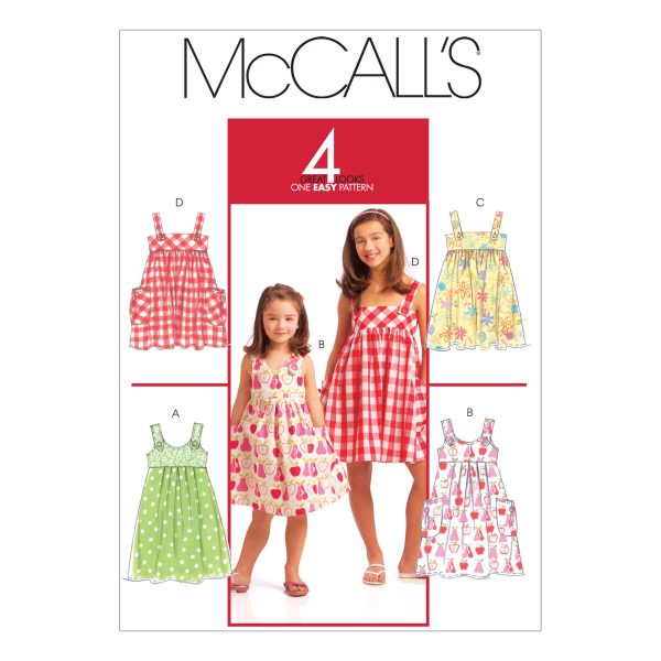 McCall's Sewing Pattern M5613 Children's/Girls' Dresses