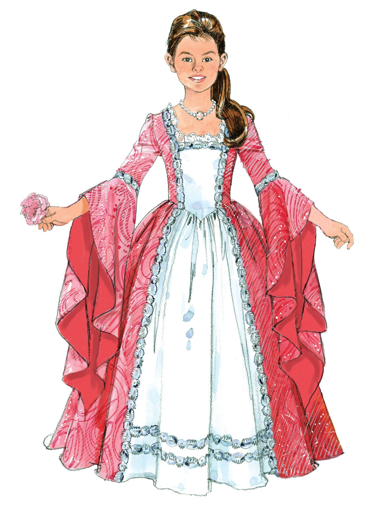 McCall's Sewing Pattern M5731 Misses'/Children's/Girls' Princess Costumes