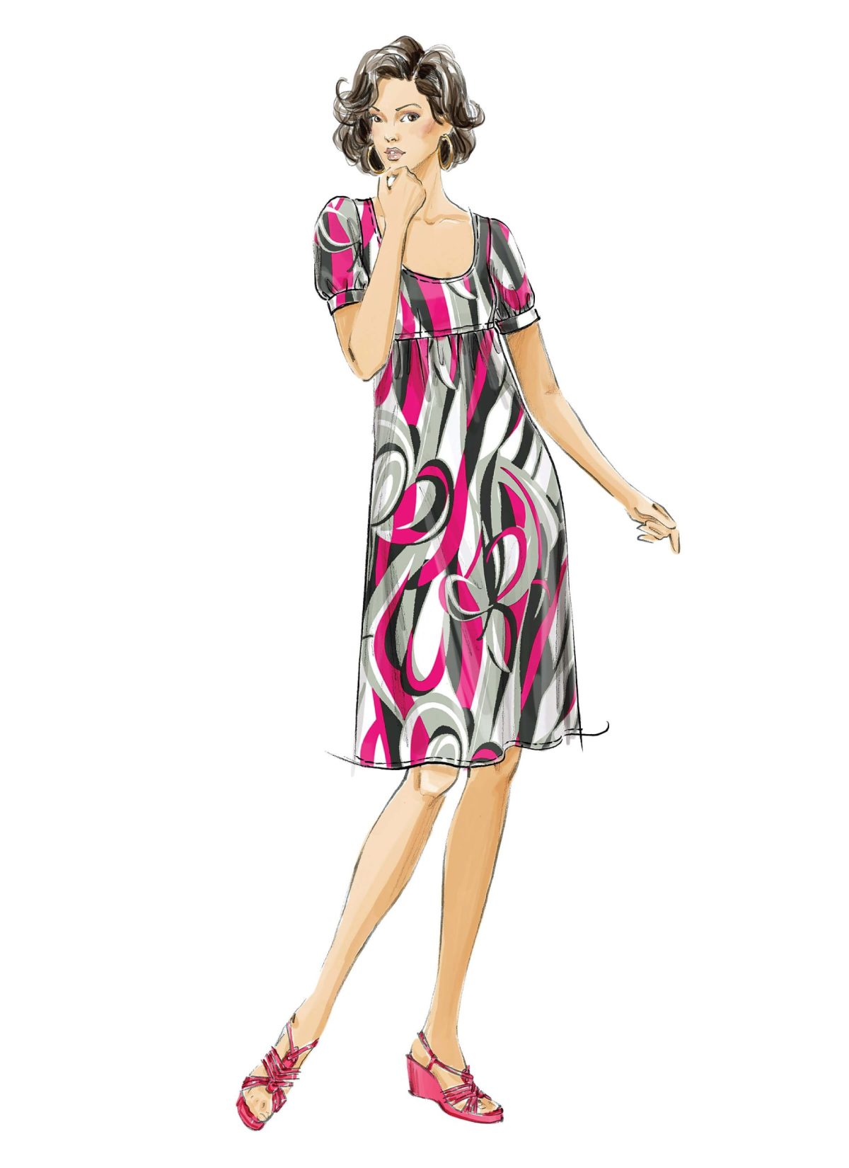 McCall's Sewing Pattern M5893 Misses'/Women's Dresses In 4 Lengths