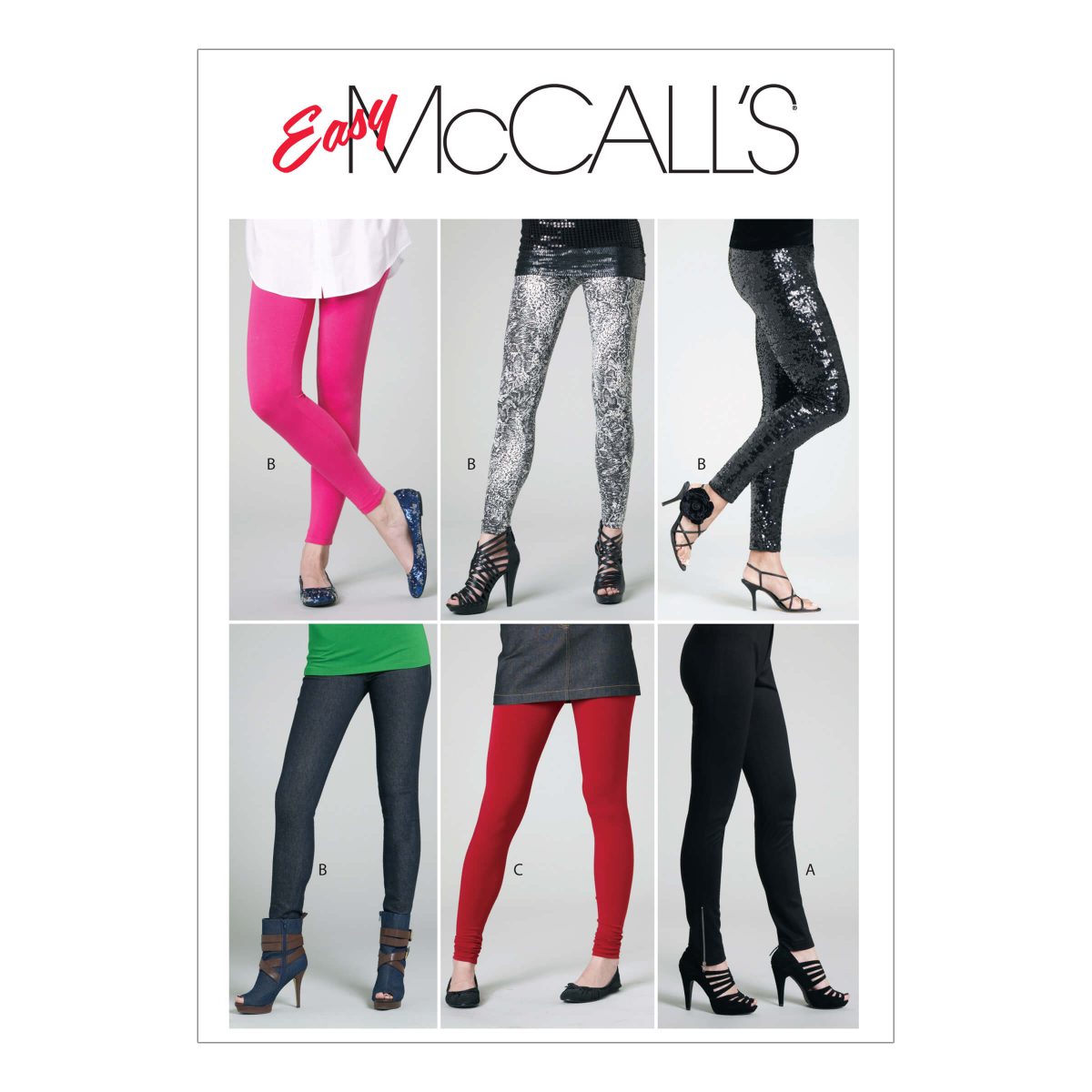 McCall's Sewing Pattern M6173 Misses'/Miss Petite Pants and Leggings