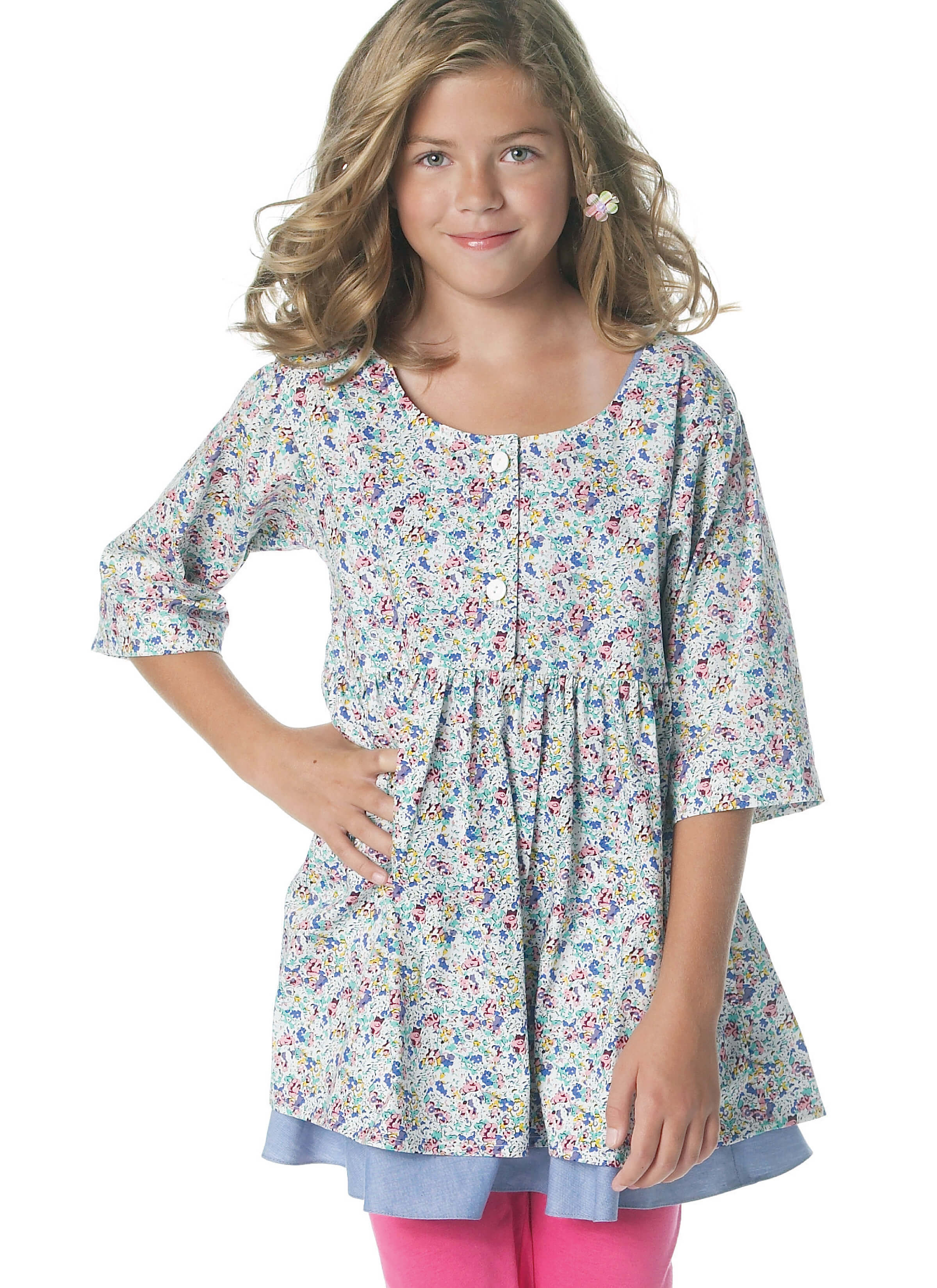 McCall's Sewing Pattern M6275 Girls'/Girls' Plus Dresses, Scarf and Leggings
