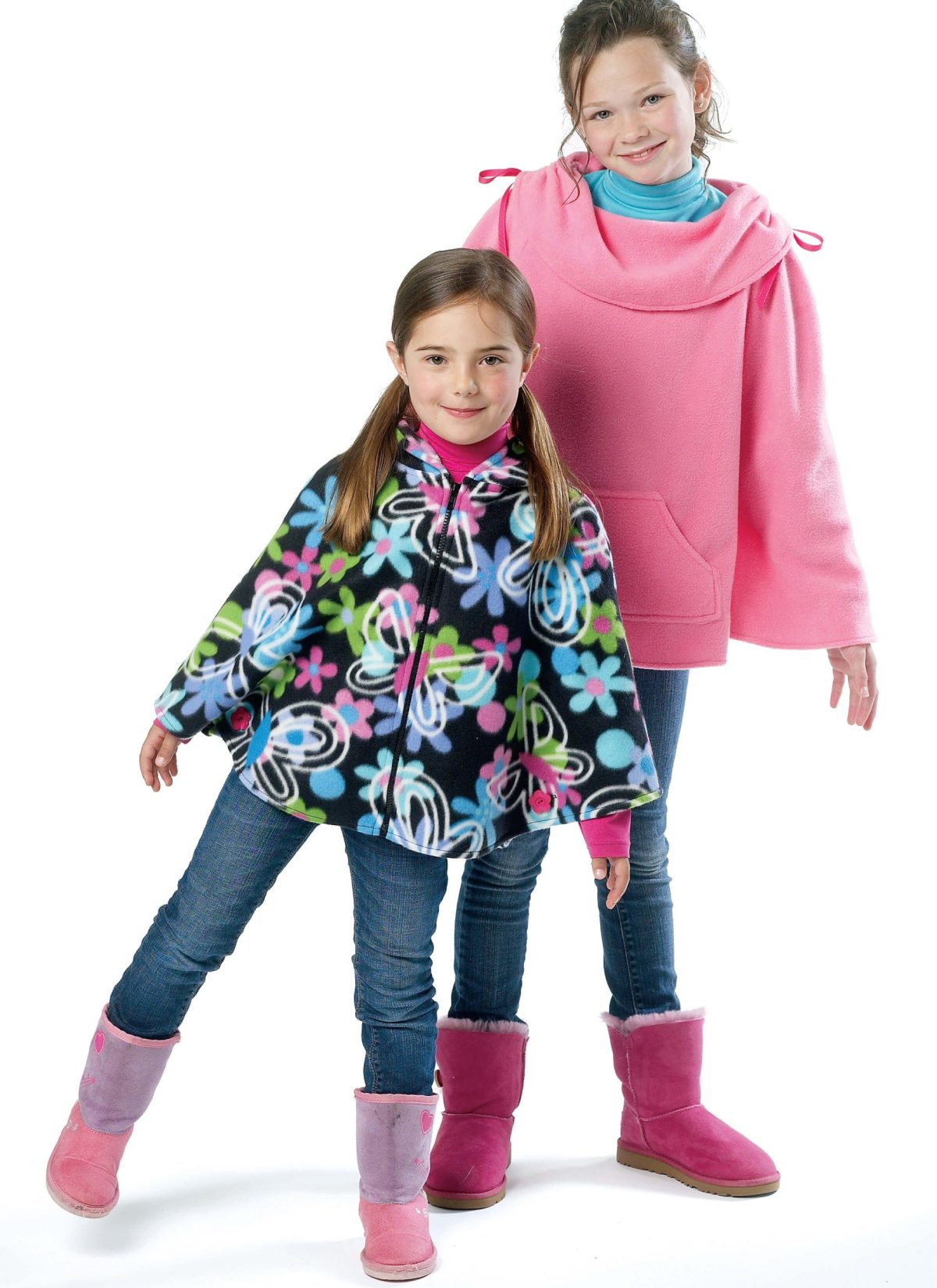 McCall's Sewing Pattern M6431 Children's/Girls' Ponchos
