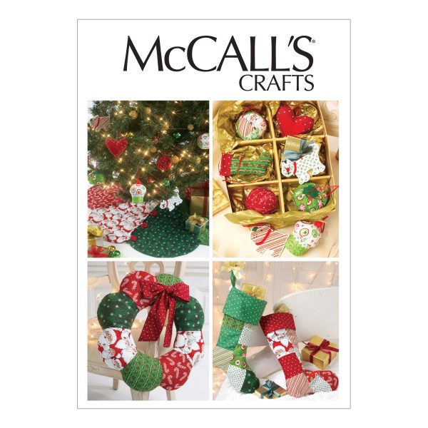 McCall's Sewing Pattern M6453 Ornaments, Wreath, Tree Skirt and Stocking
