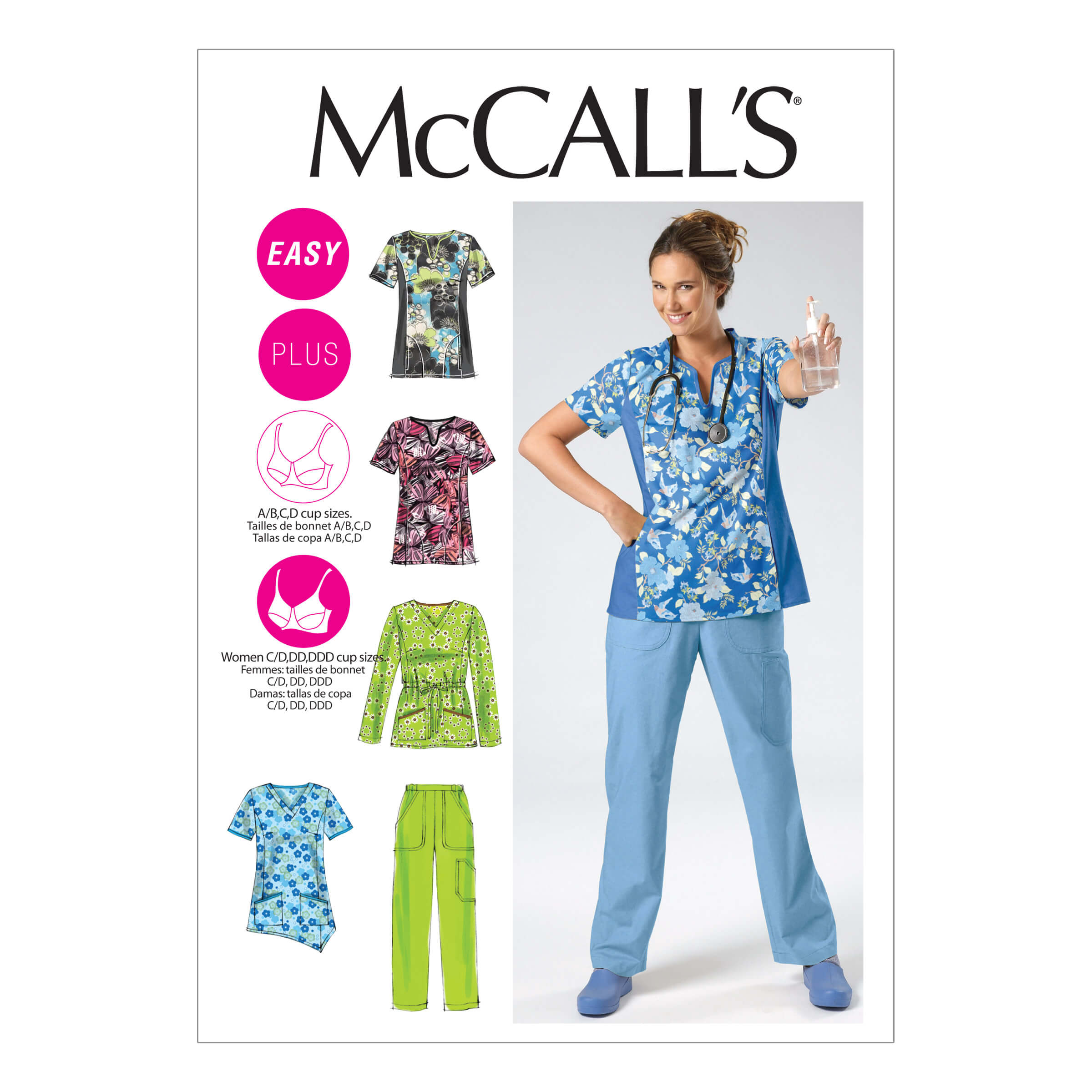 McCall’s Sewing Pattern M6473 Misses’/Women’s Tops and Pants