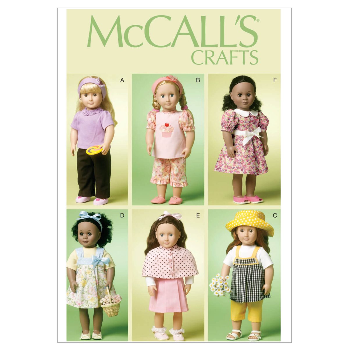 McCall's Sewing Pattern M6526 18" (46cm) Doll Clothes