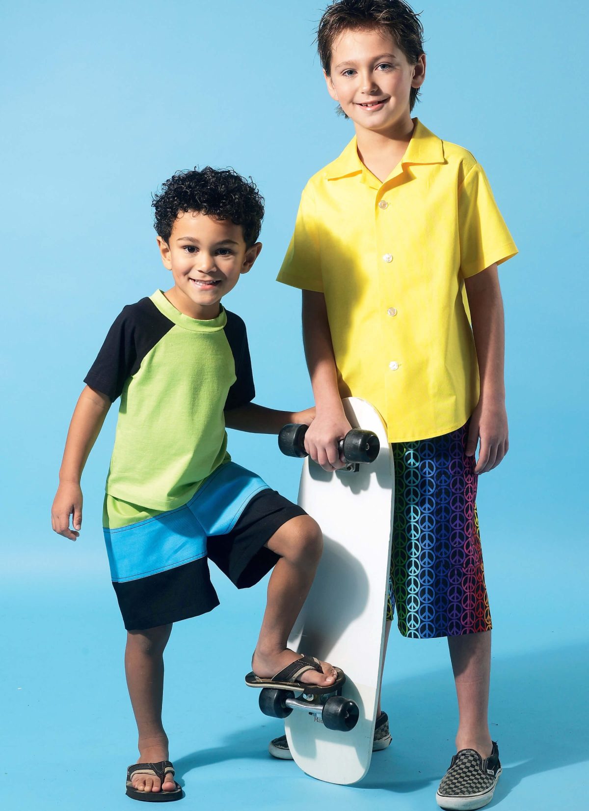 McCall's Sewing Pattern M6548 Children's/Boys' Shirt, Top and Shorts