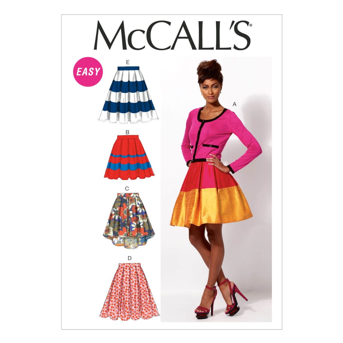 McCall's Sewing Pattern M6706 Misses' Skirts and Petticoat