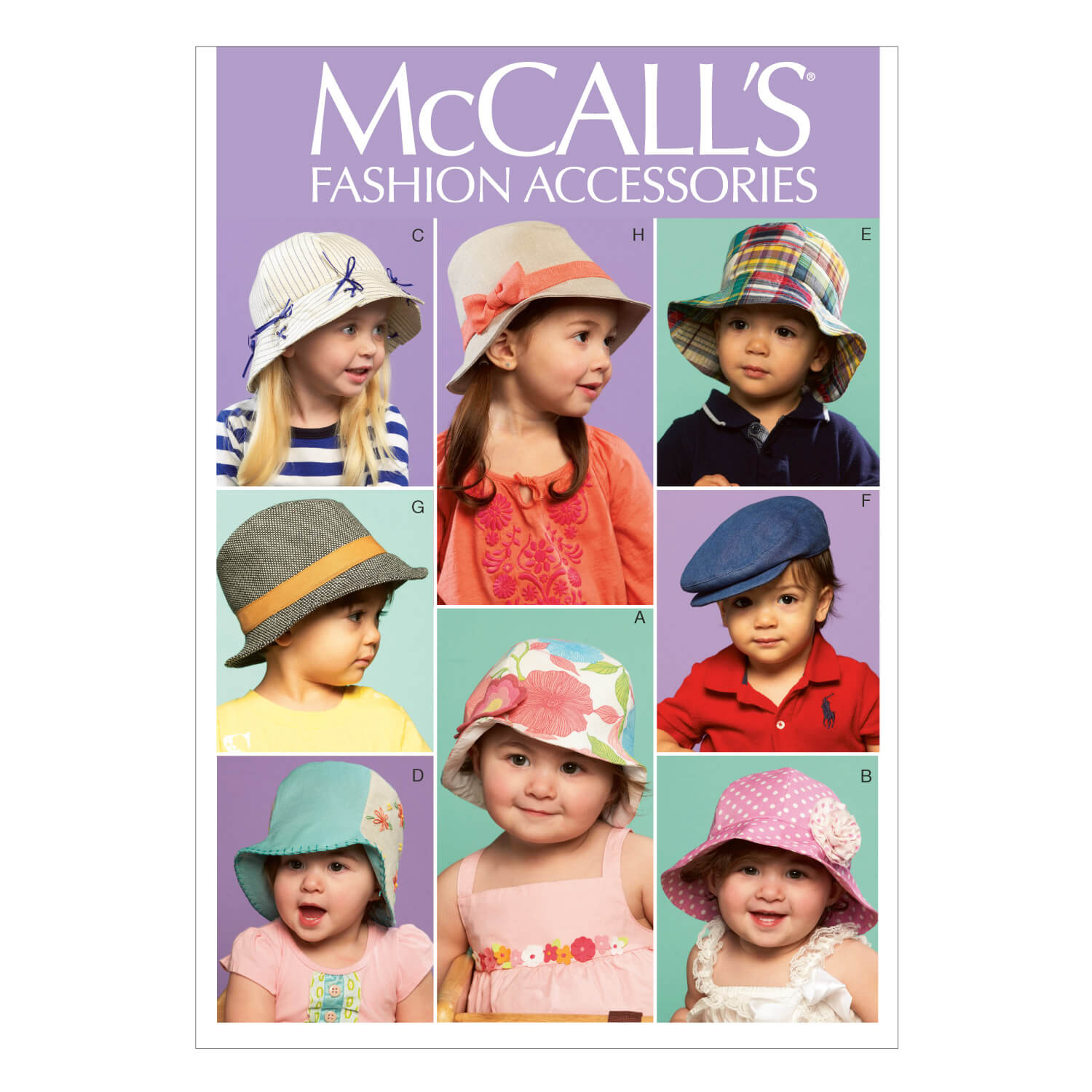 McCall’s Sewing Pattern M6762 Infants’/Toddlers’ Hats