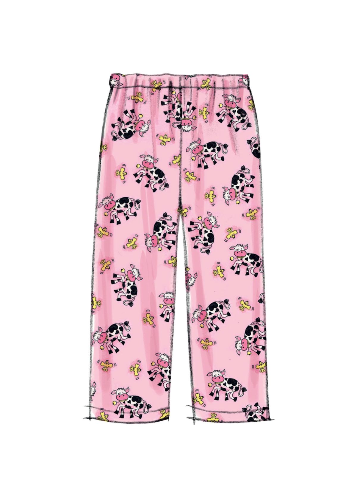 McCall's Sewing Pattern M6831 Children's/Girls' Tops, Gowns, Short and Pants