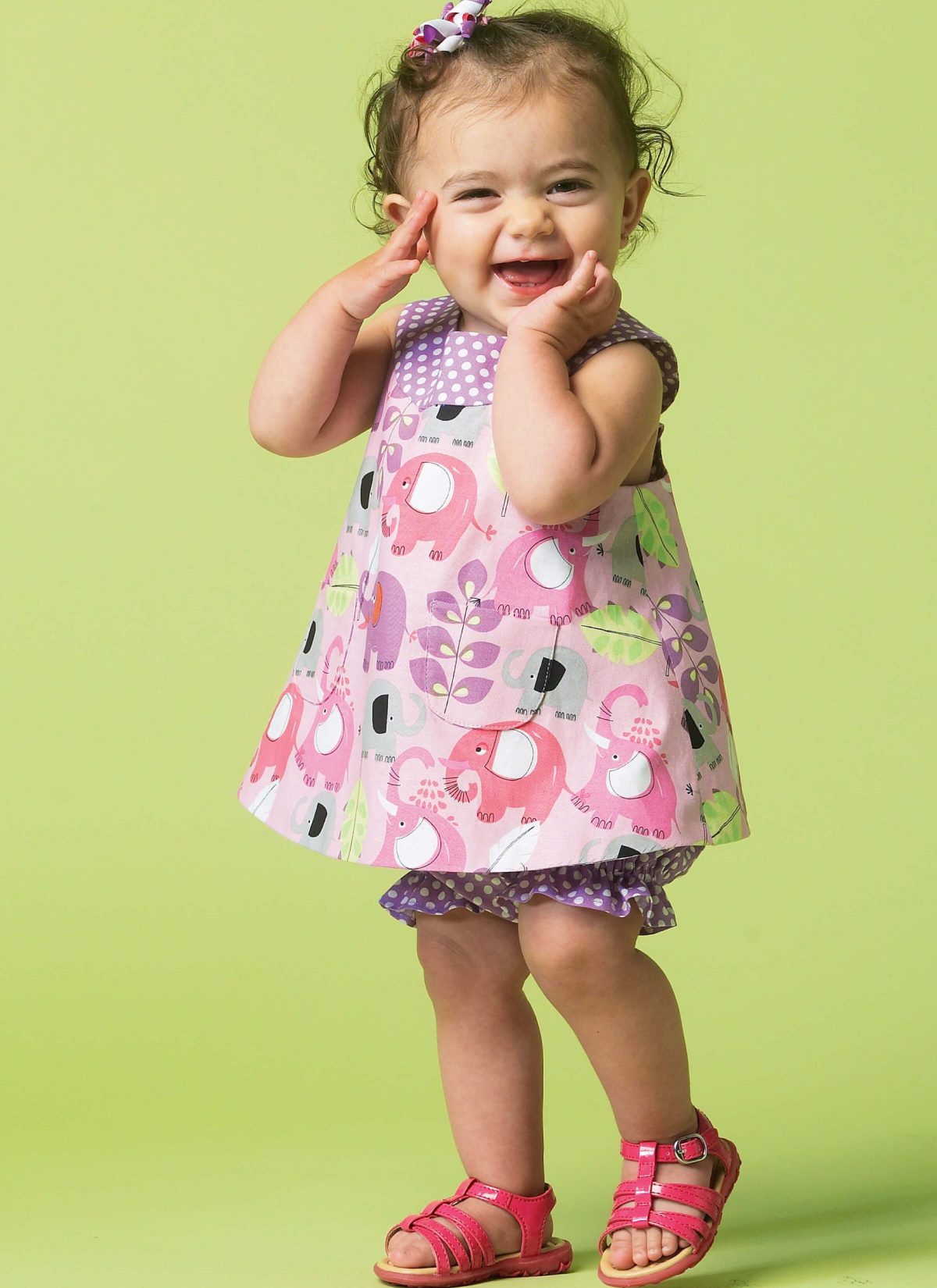 McCall's Sewing Pattern M6912 Infants' Reversible Top, Dresses; Bloomers and Pants