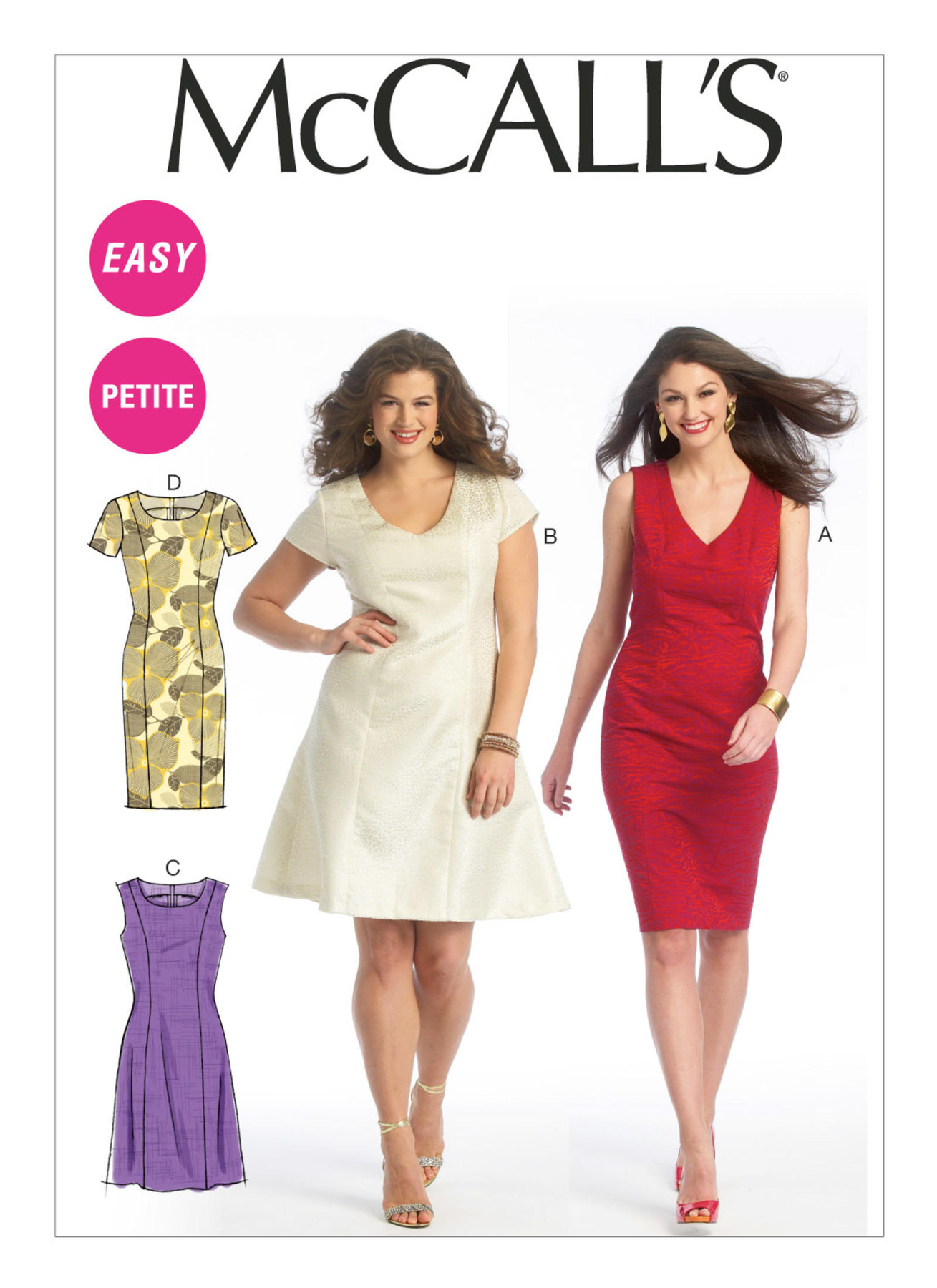McCall’s Sewing Pattern M6920 Misses’ / Miss Petite / Women’s / Women’s Petite Dresses