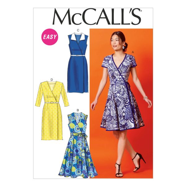 McCall's Sewing Pattern M6959 Misses' Dresses and Belt