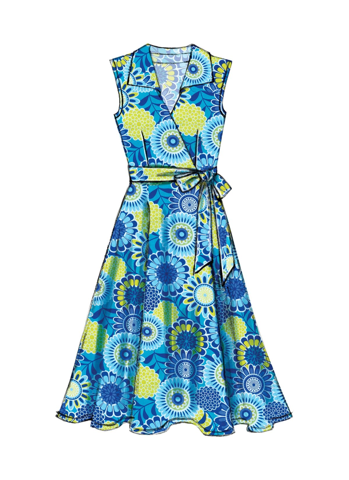 McCall's Sewing Pattern M6959 Misses' Dresses and Belt