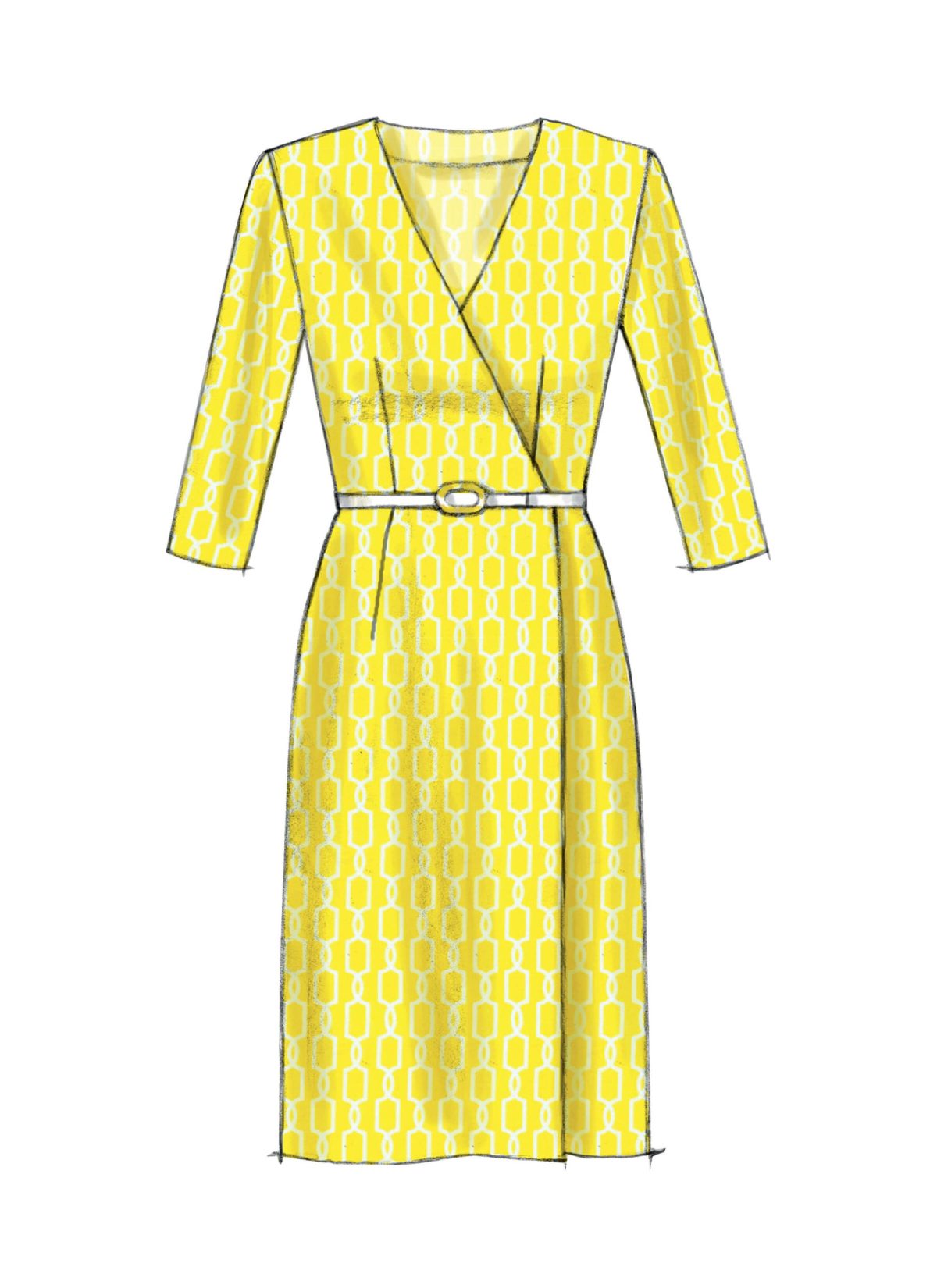 McCall's Sewing Pattern M6959 Misses' Dresses and Belt