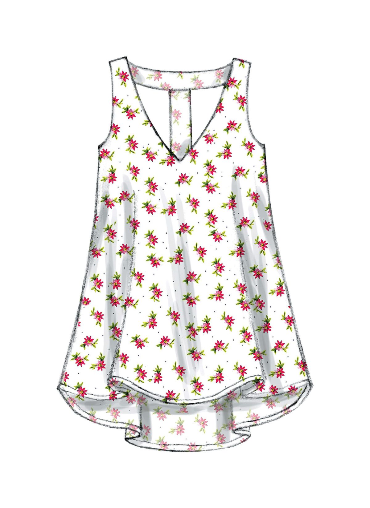 McCall's Sewing Pattern M6960 Misses' Tops and Tunics