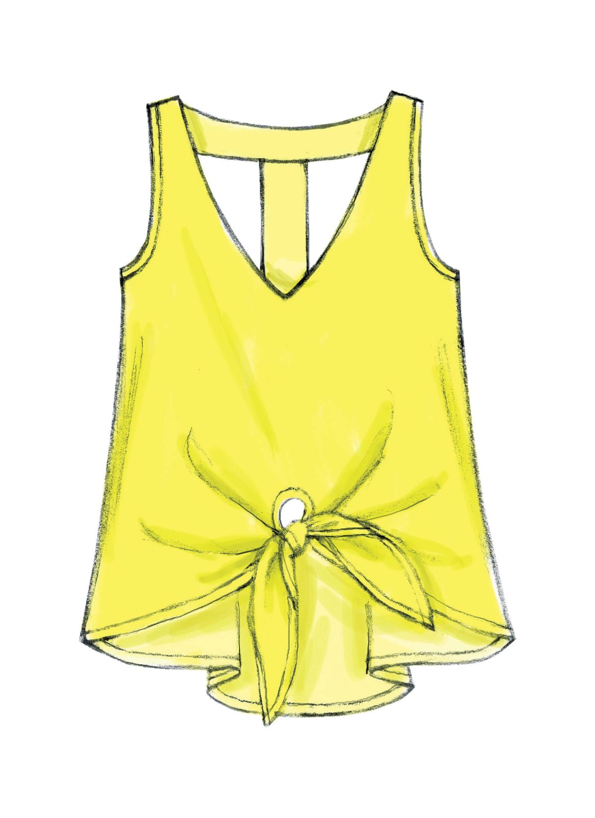 McCall's Sewing Pattern M6960 Misses' Tops and Tunics