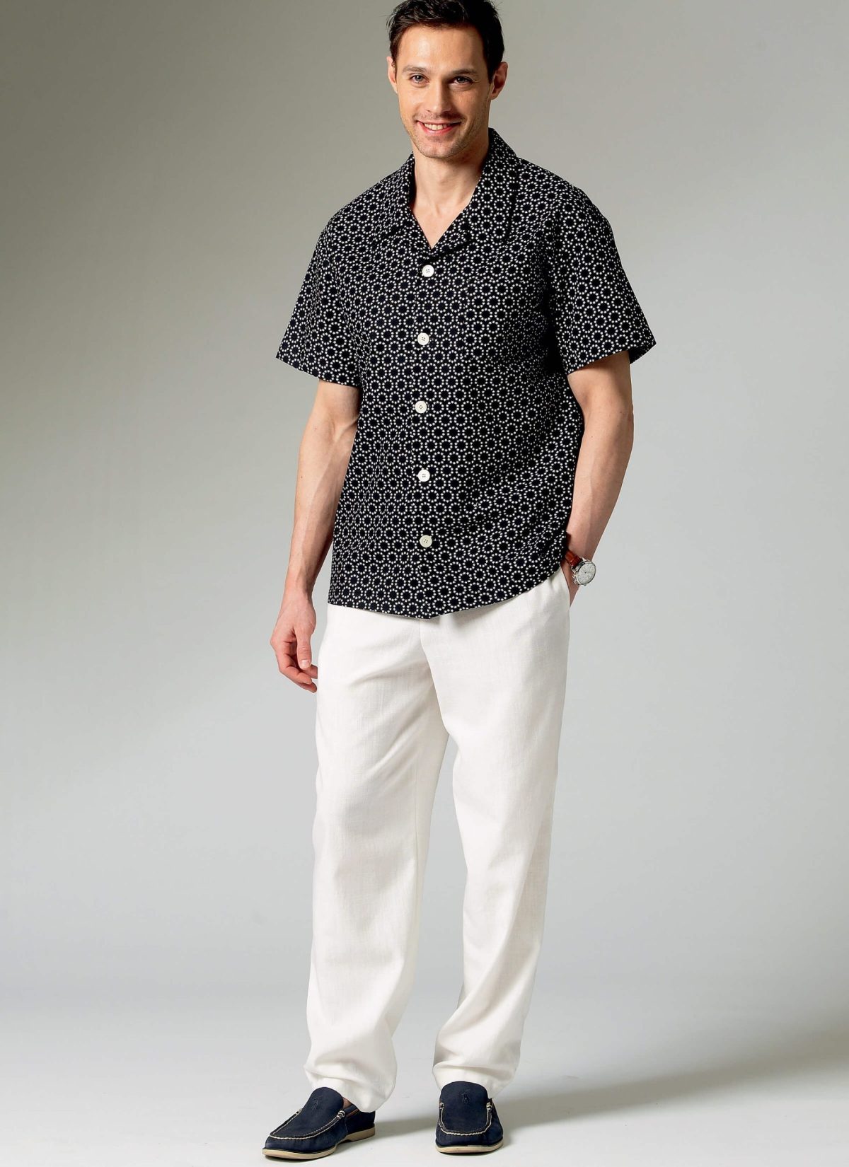 McCall's Sewing Pattern M6972 Men's/Boys' Shirt, Shorts and Pants