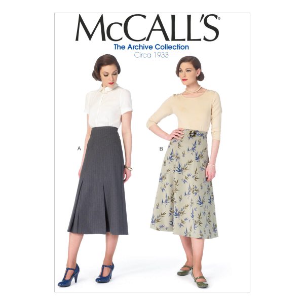 McCall's Sewing Pattern M6993 Misses' Skirts and Belt