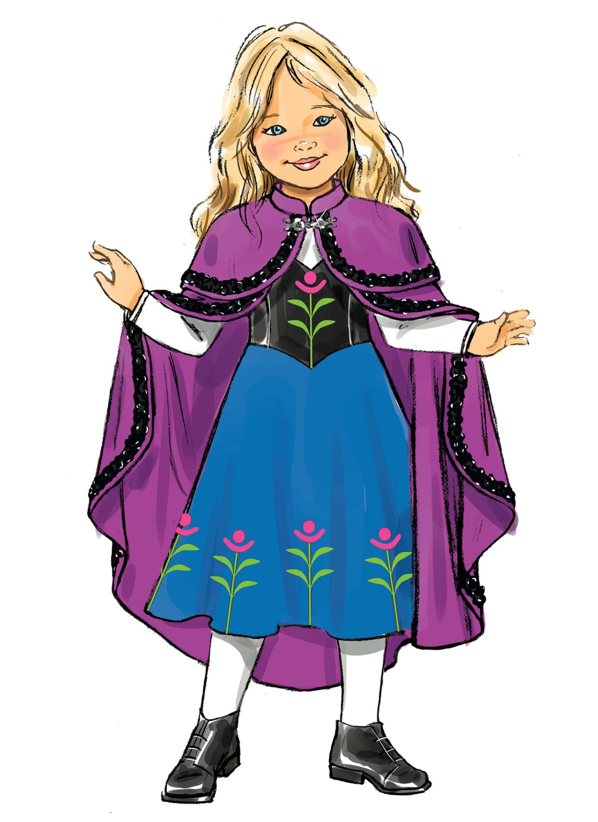 McCall's Sewing Pattern M7000 Misses'/Children's/Girls' Ice Princess Costumes.