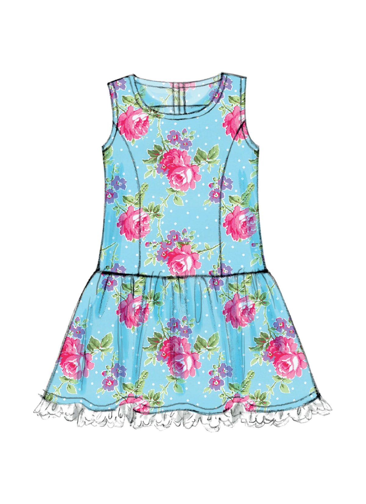 McCall's Sewing Pattern M7008 Children's/Girls' Jumpers