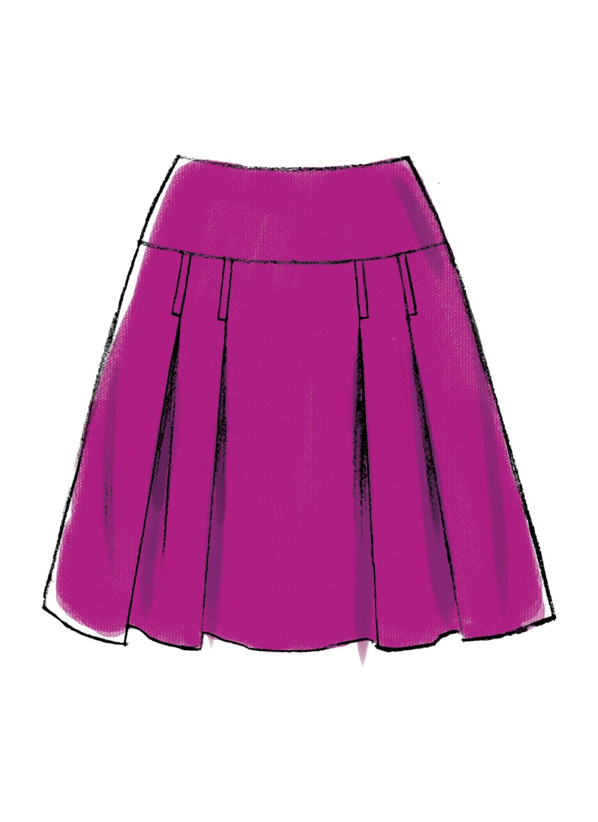 McCall's Sewing Pattern M7022 Misses' Skirts