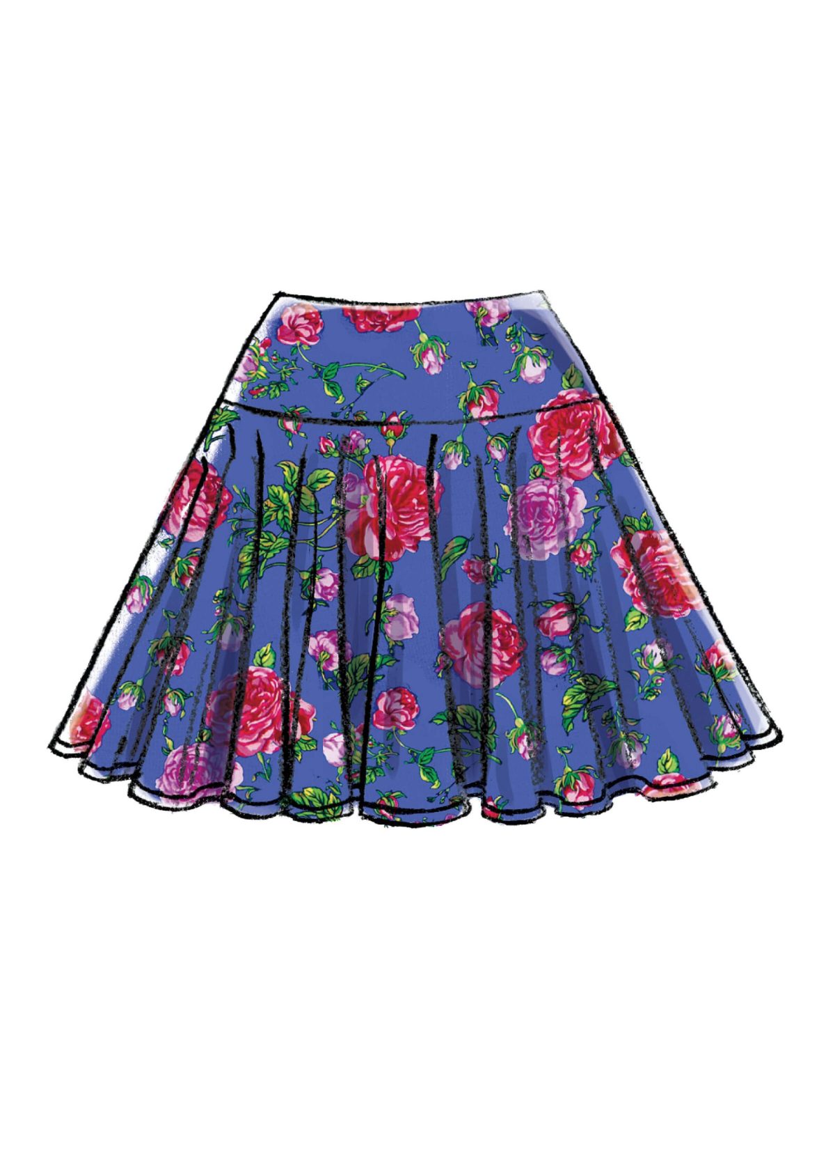 McCall's Sewing Pattern M7022 Misses' Skirts