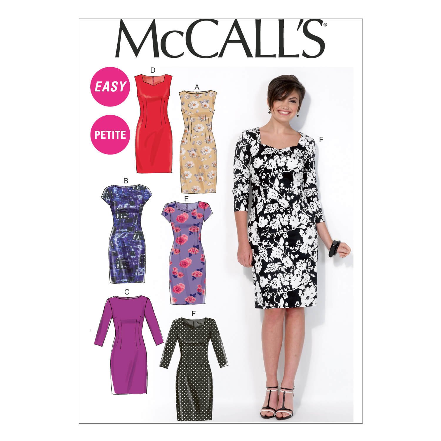 McCall's Sewing Pattern M7085 Misses'/Miss Petite Dresses - Sewdirect