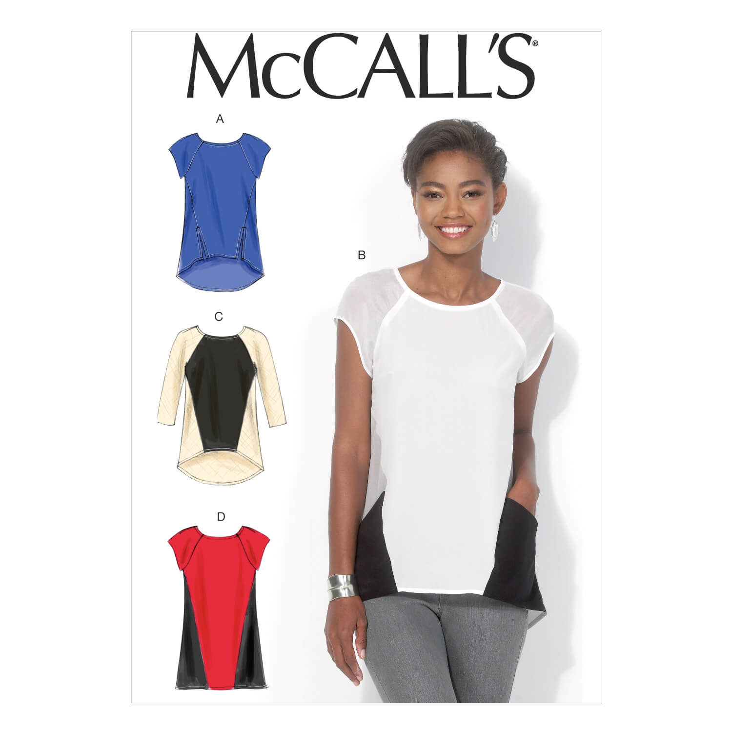 McCall’s Sewing Pattern M7093 Misses’ Tops and Tunic
