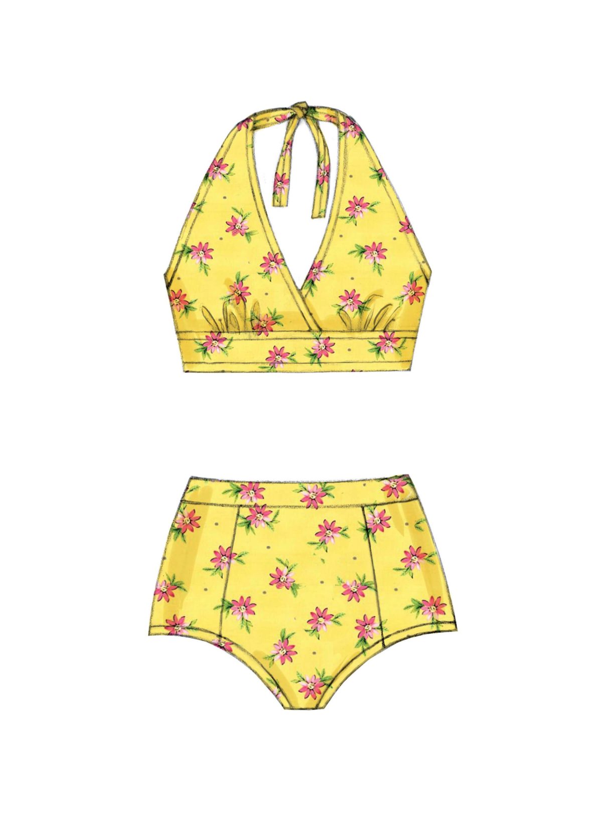 McCall's Sewing Pattern M7168 Misses' Swimsuits
