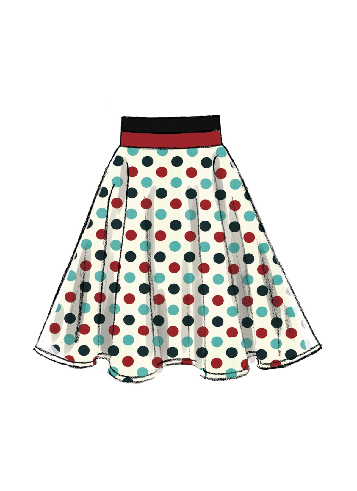 McCall's Sewing Pattern M7197 Misses' Skirts