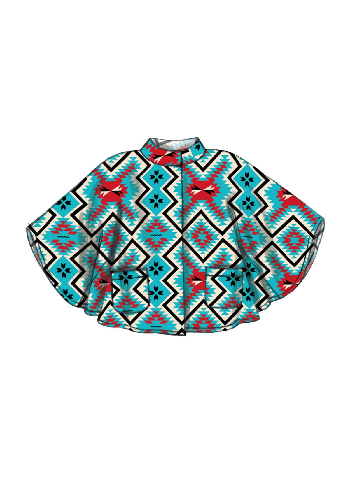 McCall's Sewing Pattern M7202 Misses' Ponchos