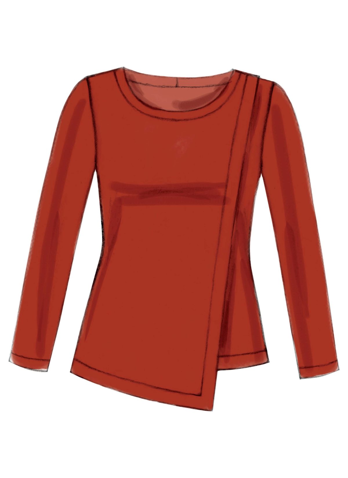 McCall's Sewing Pattern M7247 Misses' Tops