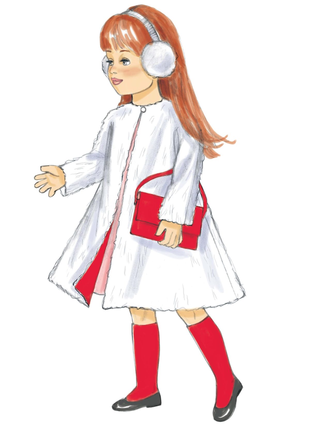 McCall's Sewing Pattern M7266 18" Retro Doll Clothes