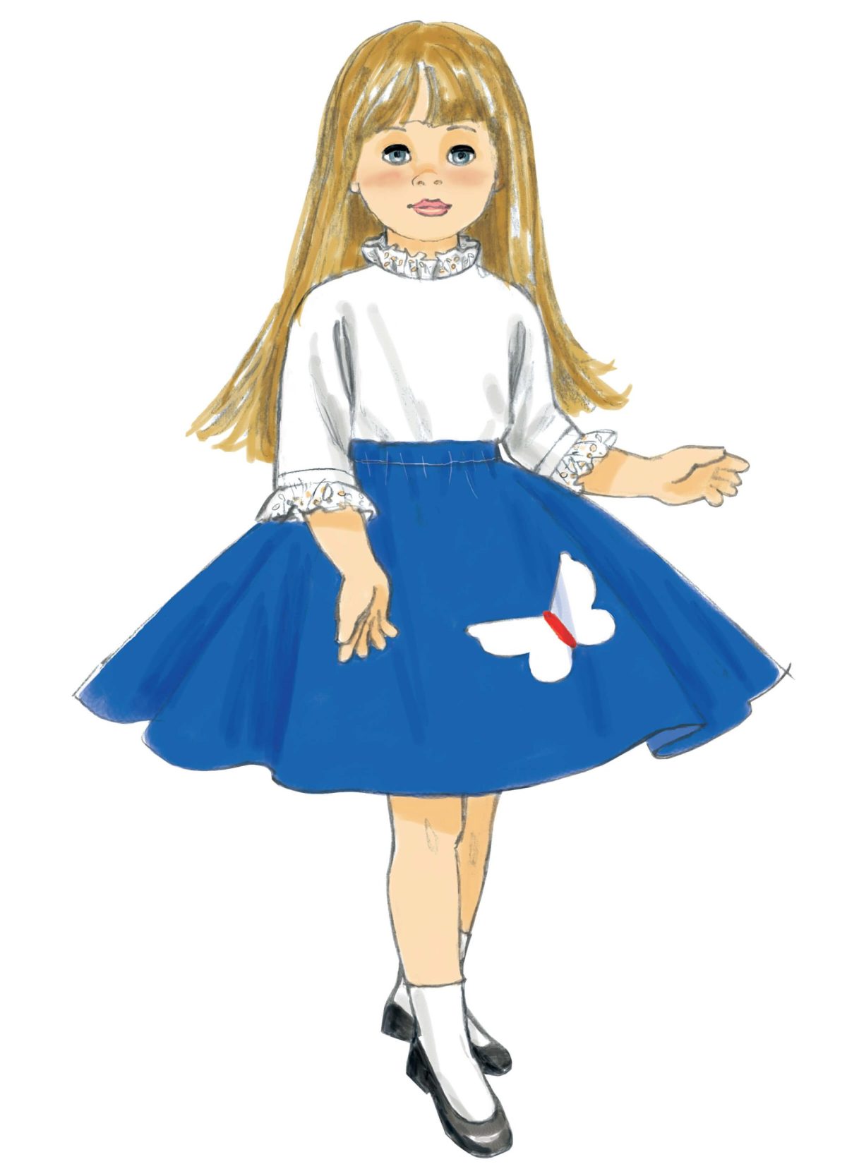 McCall's Sewing Pattern M7266 18" Retro Doll Clothes
