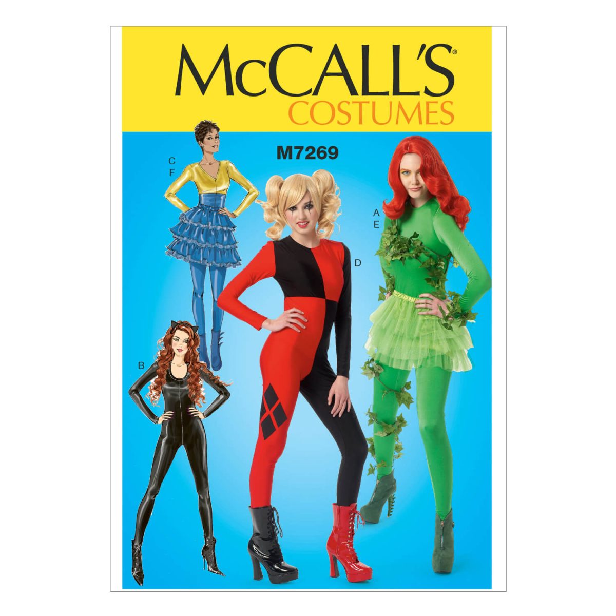 McCall's Sewing Pattern M7269 Misses' Costumes