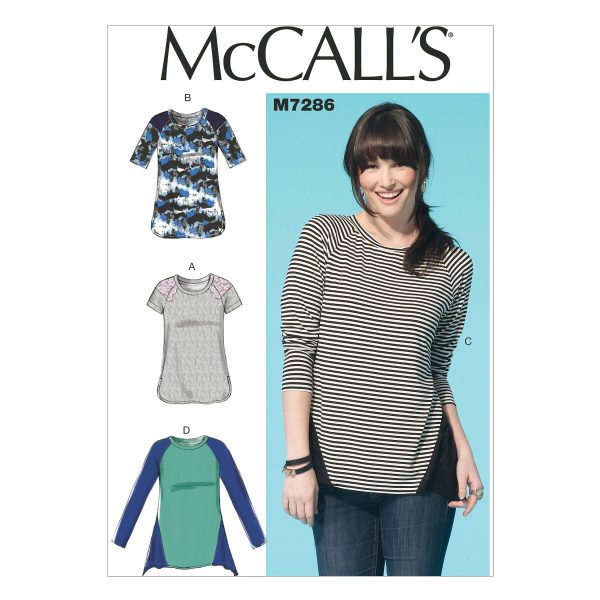 McCall's Sewing Pattern M7286 Misses' Tops