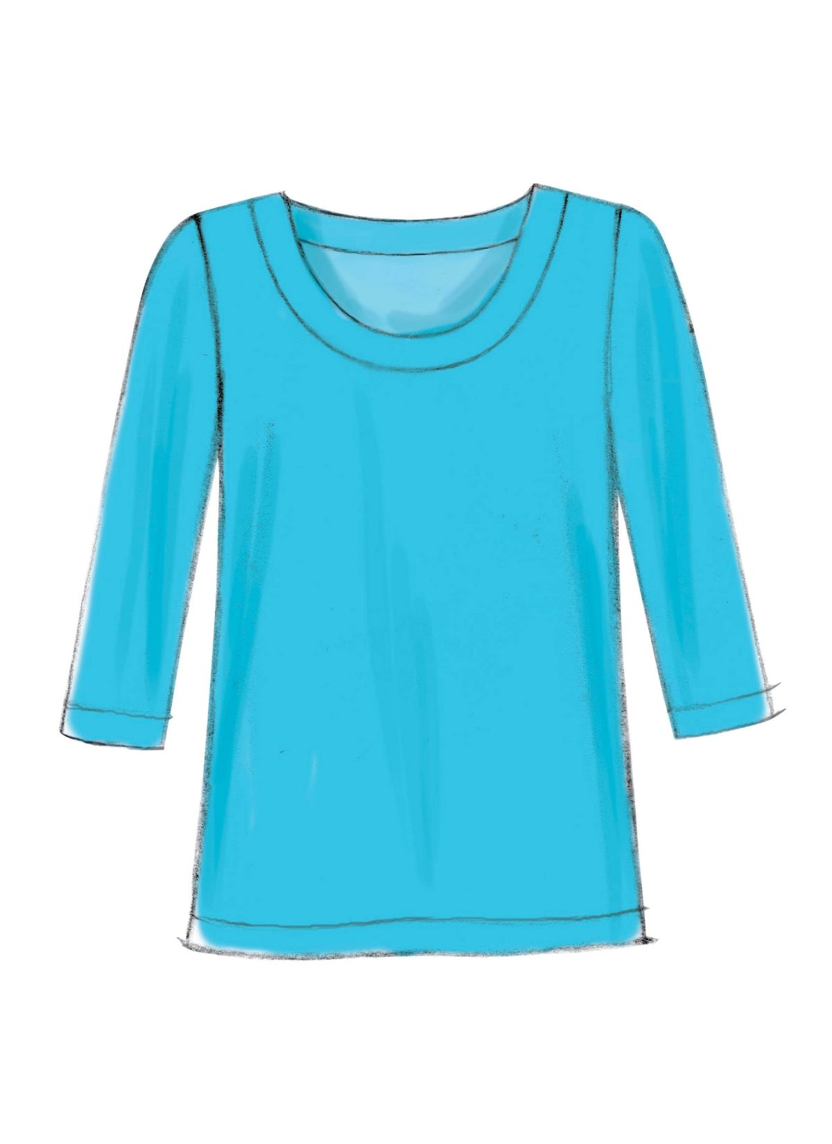McCall's Sewing Pattern M7322 Misses' Pullover Tops