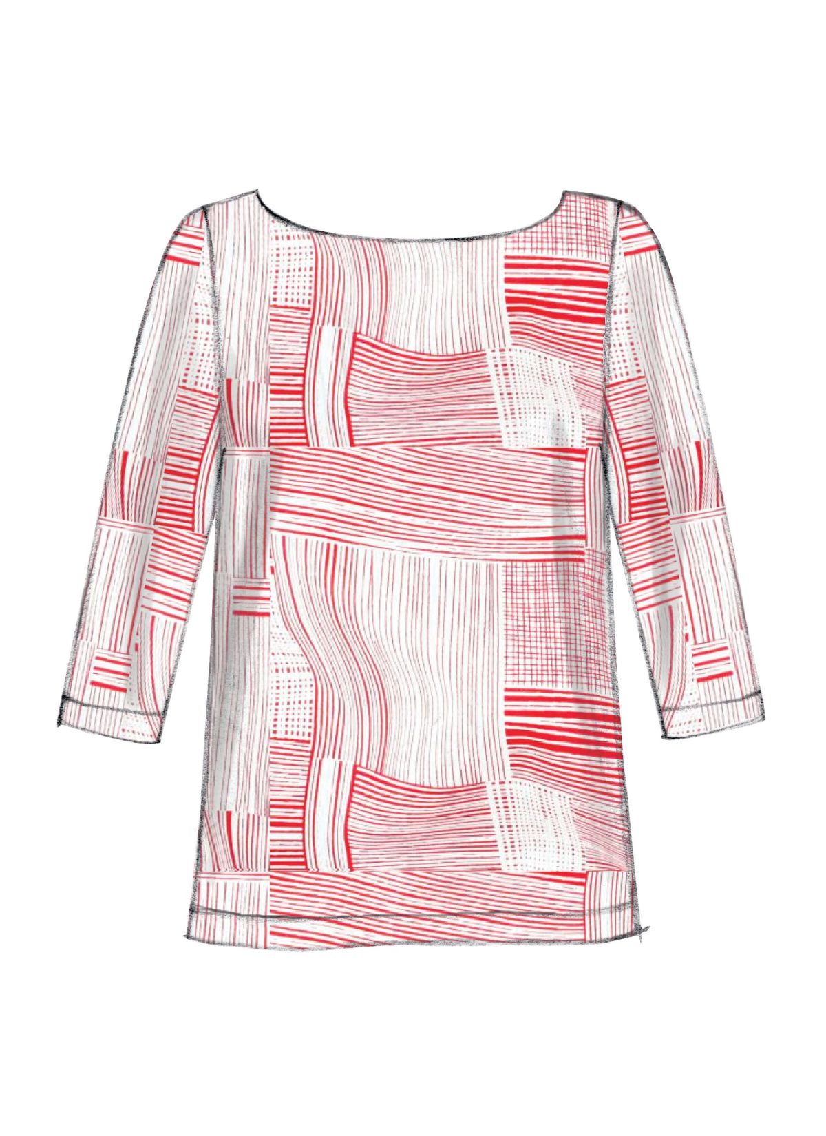 McCall's Sewing Pattern M7322 Misses' Pullover Tops