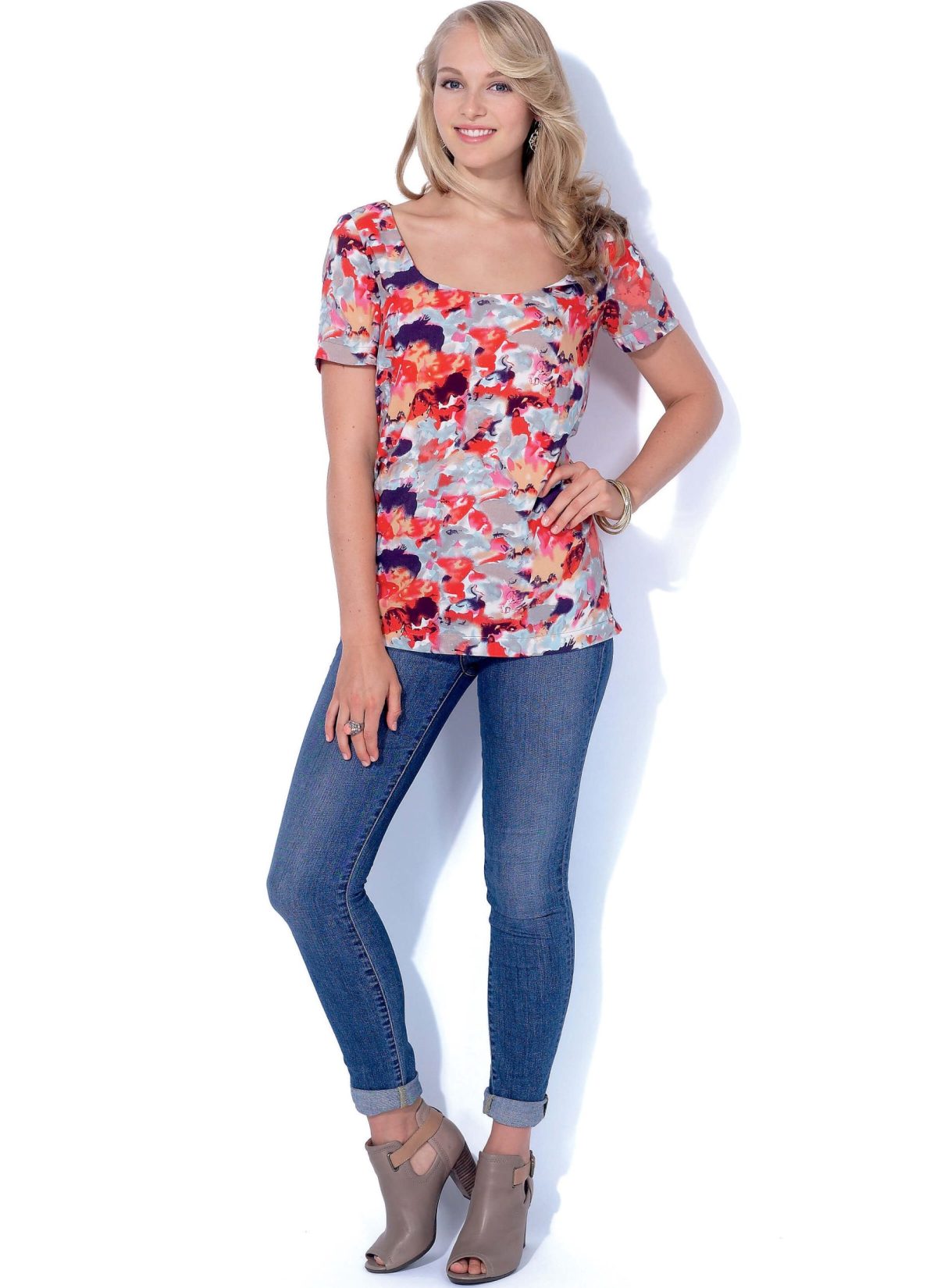 McCall's Sewing Pattern M7322 Misses' Pullover Tops