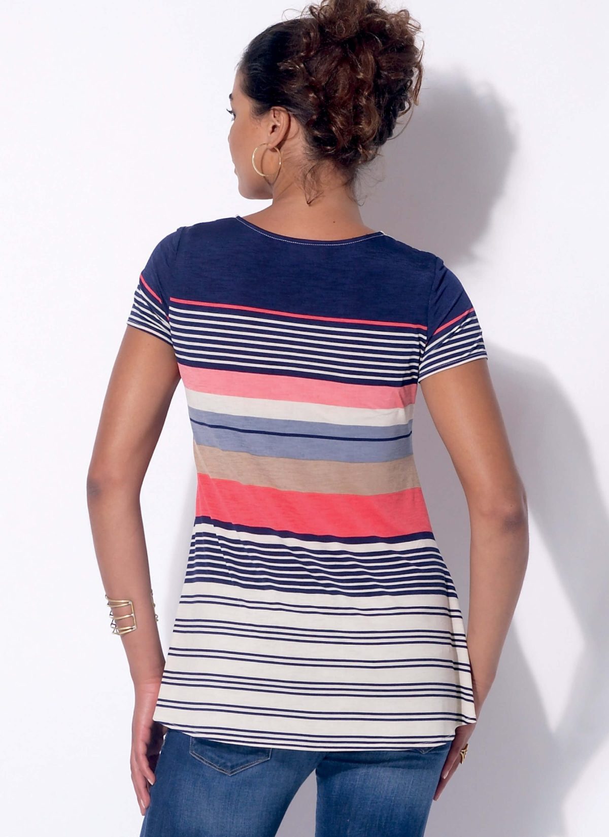 McCalls Sewing Pattern M7323 Misses' Asymmetrical Seam Detail Tops