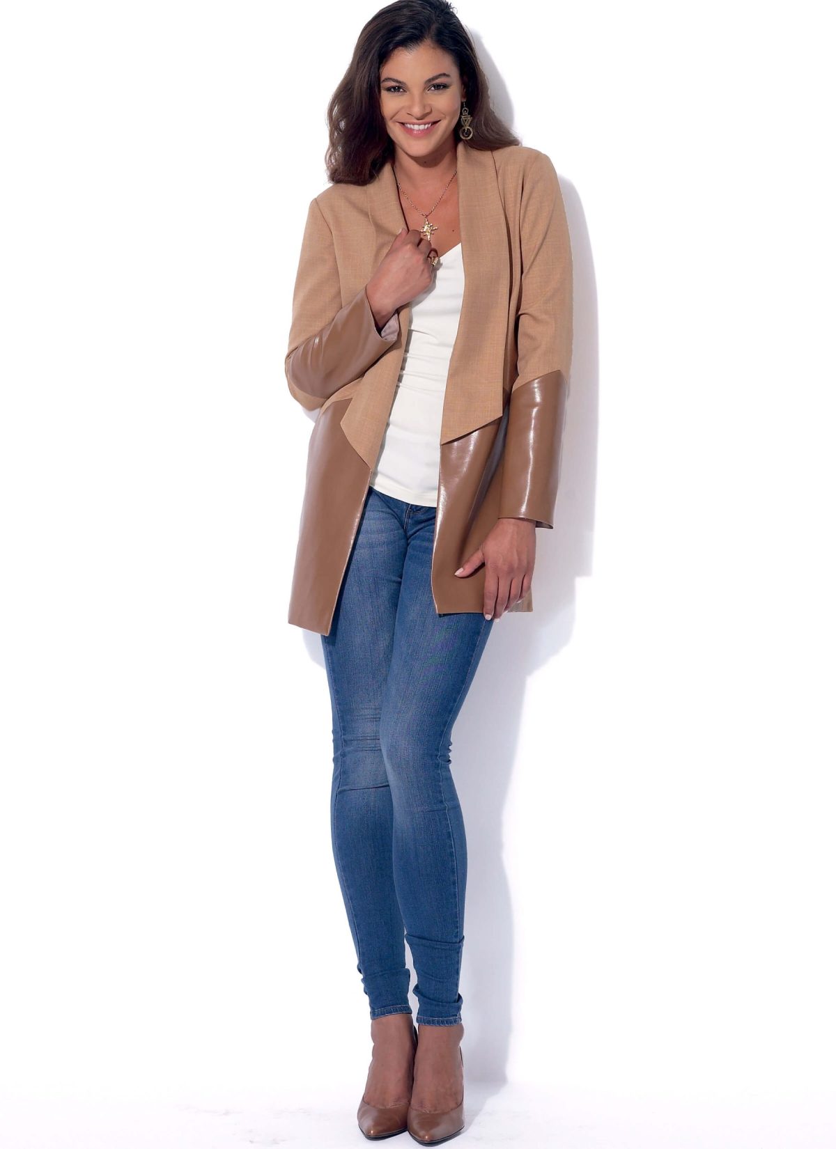 McCall's Sewing Pattern M7332 Misses' Open Front Vest and Jackets