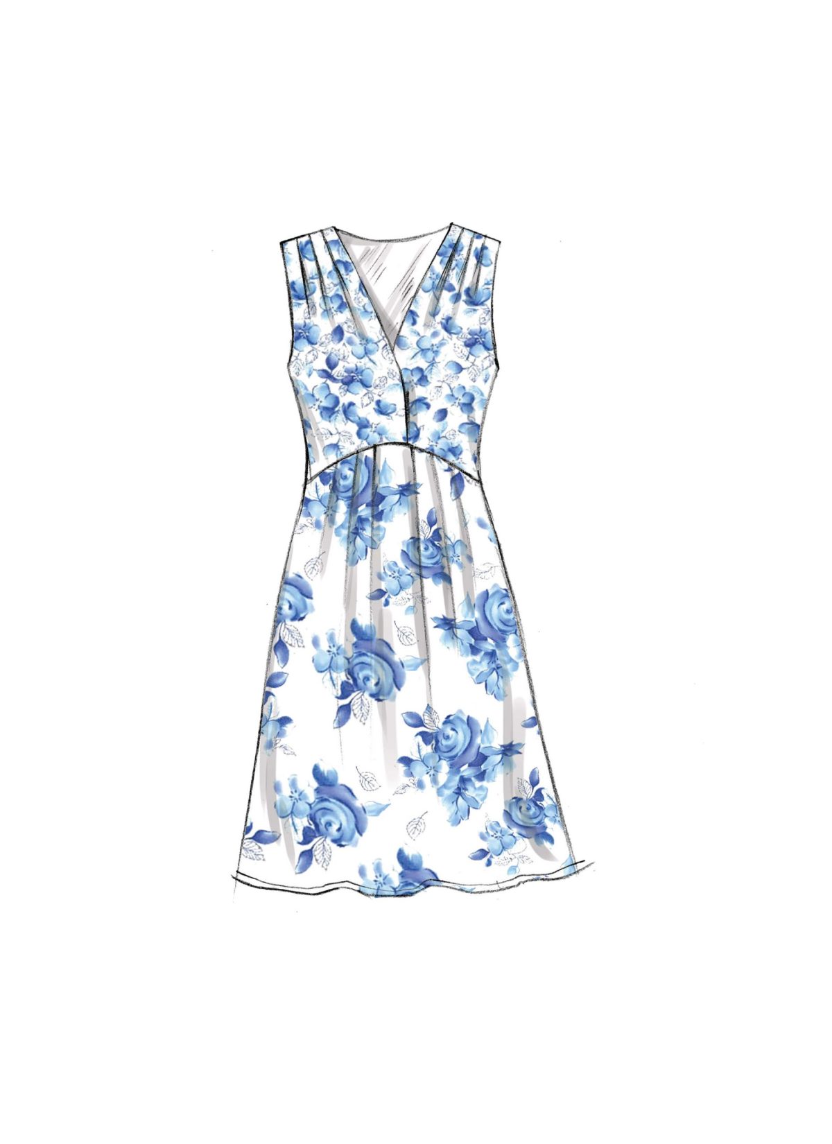 Zipper Template For Sewing McCall's Pattern Company M7085 Misses