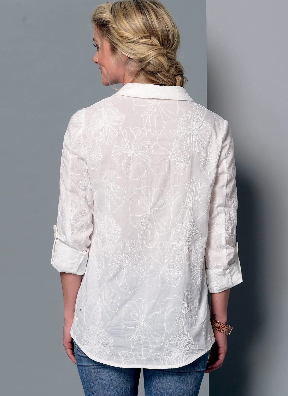 McCall's Sewing Pattern M7391 Misses' Laced or Split-Neck Tops and Dress